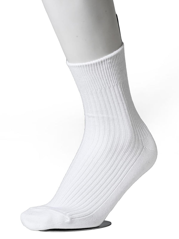middleweight ribbed low socks.