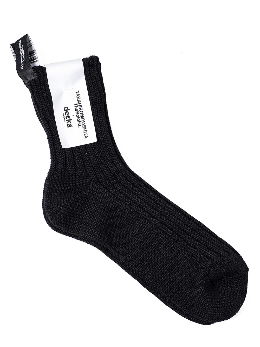 heavyweight ribbed low socks.