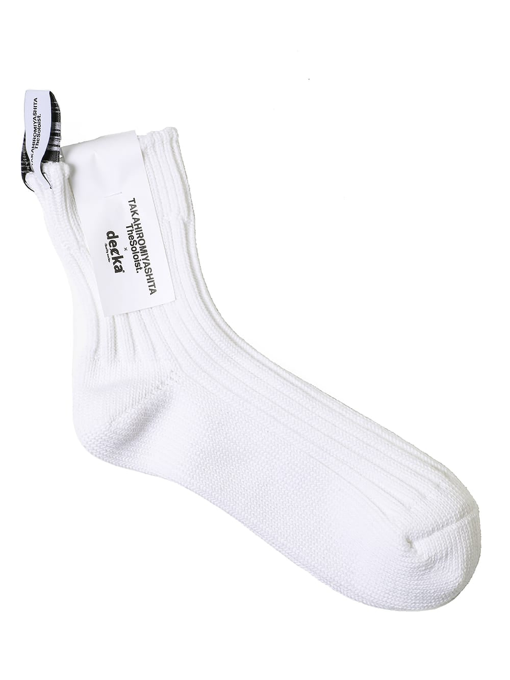 heavyweight ribbed low socks.