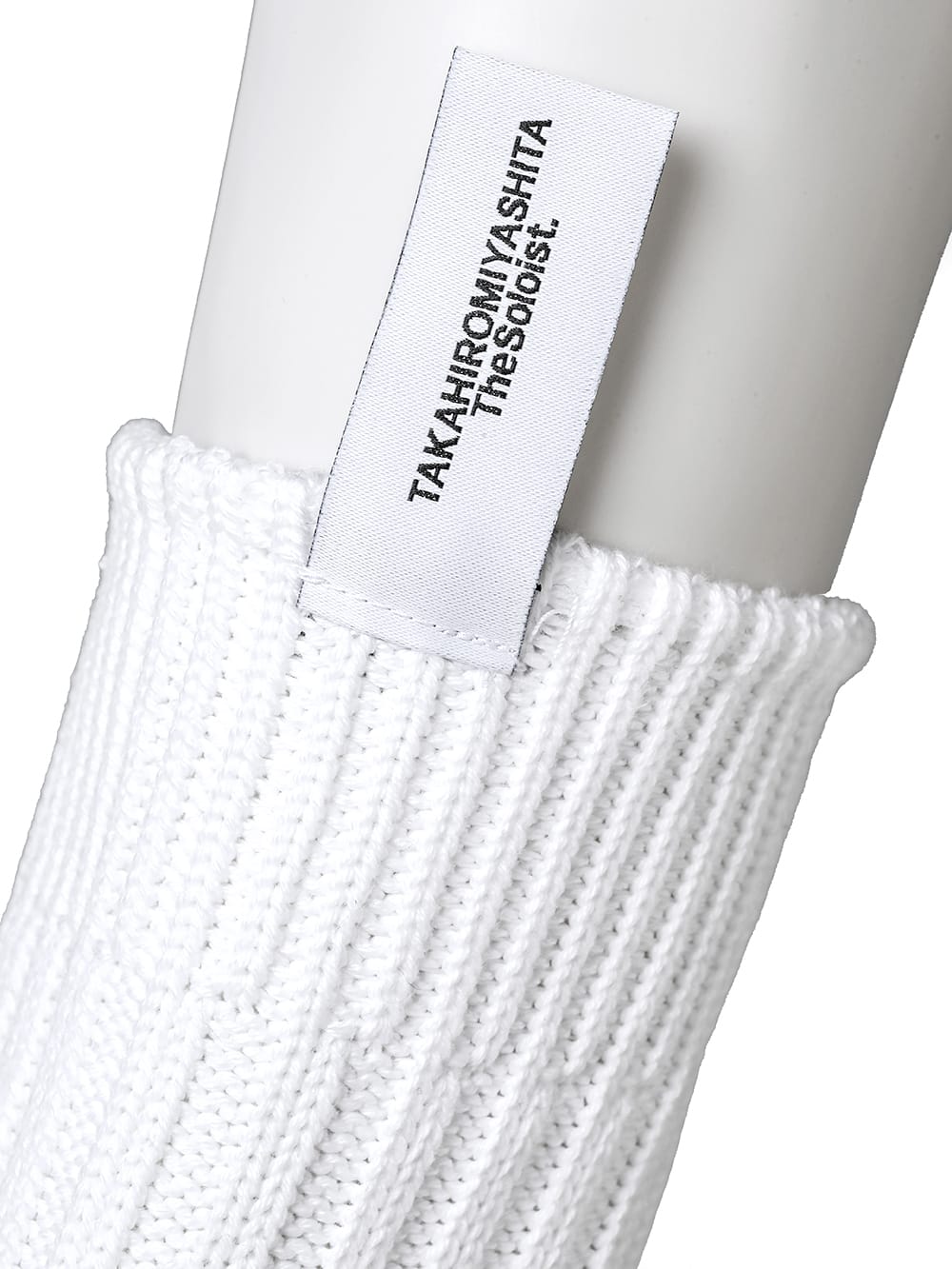 heavyweight ribbed low socks.