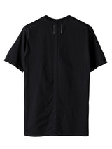 swc.0001SS25-black crew neck s/s tee. Plainsong 2025 Spring