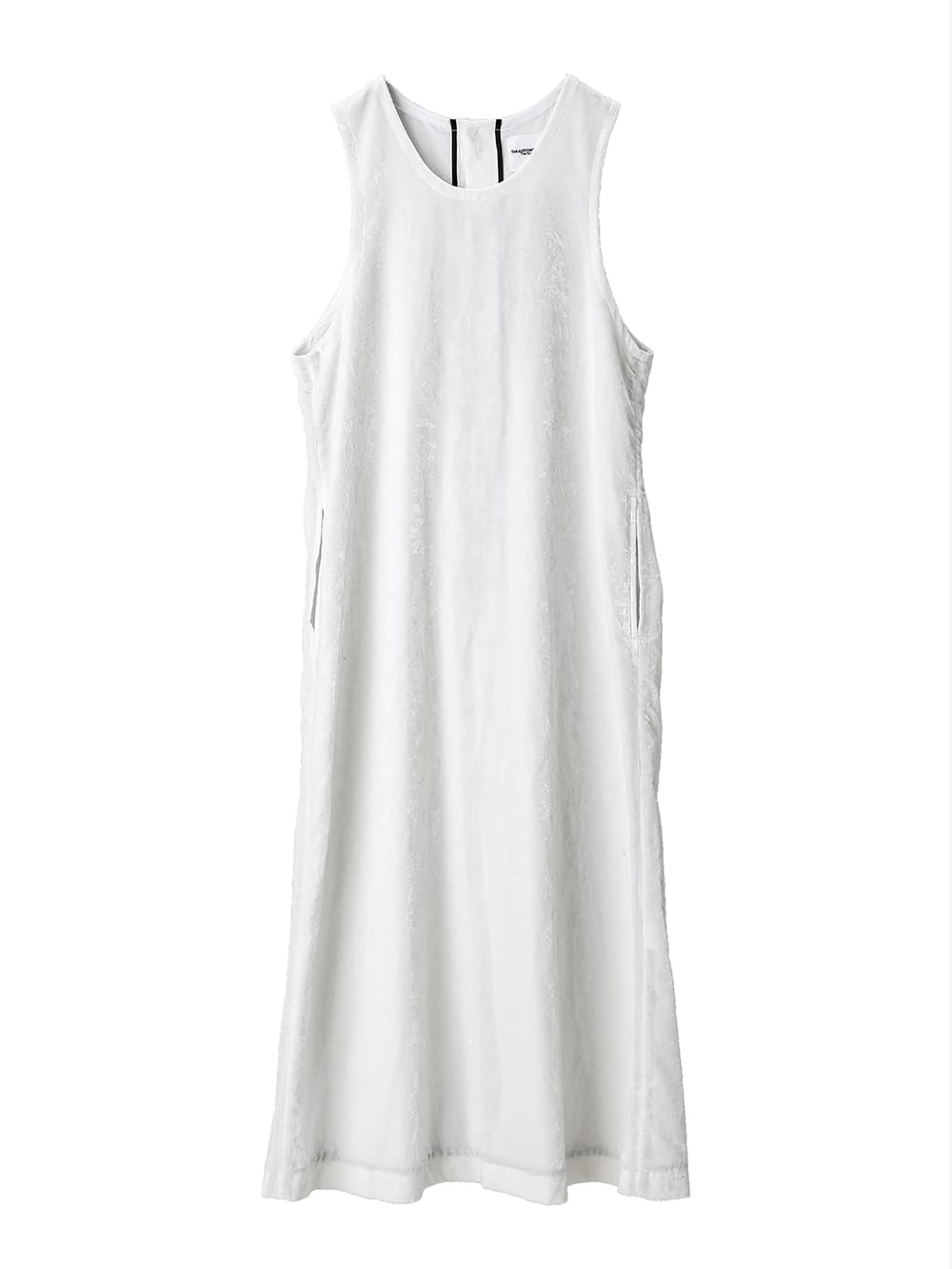 maxi sleeveless dress.(velvet)