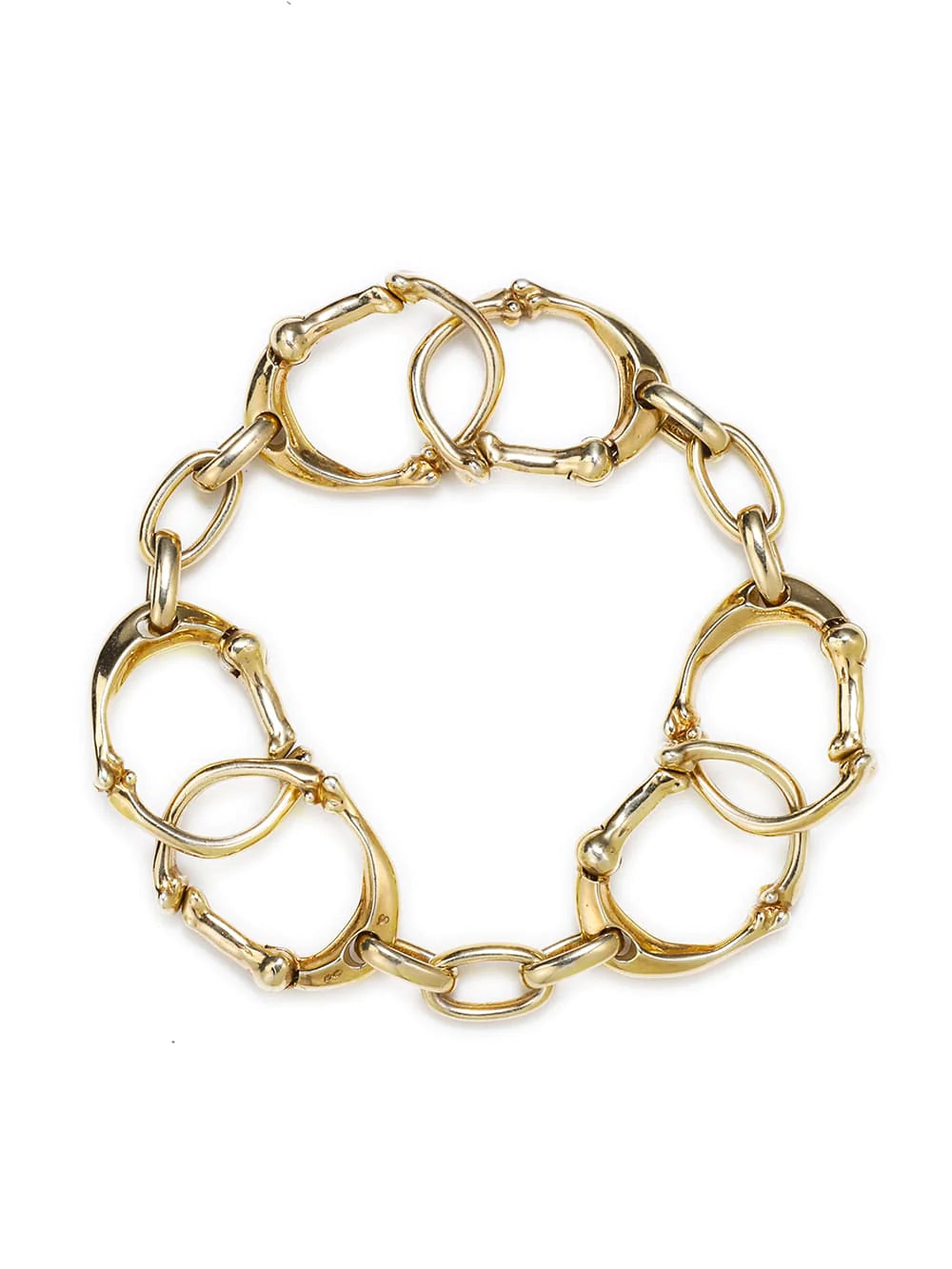 bone shaped carabiner bracelet. -S-