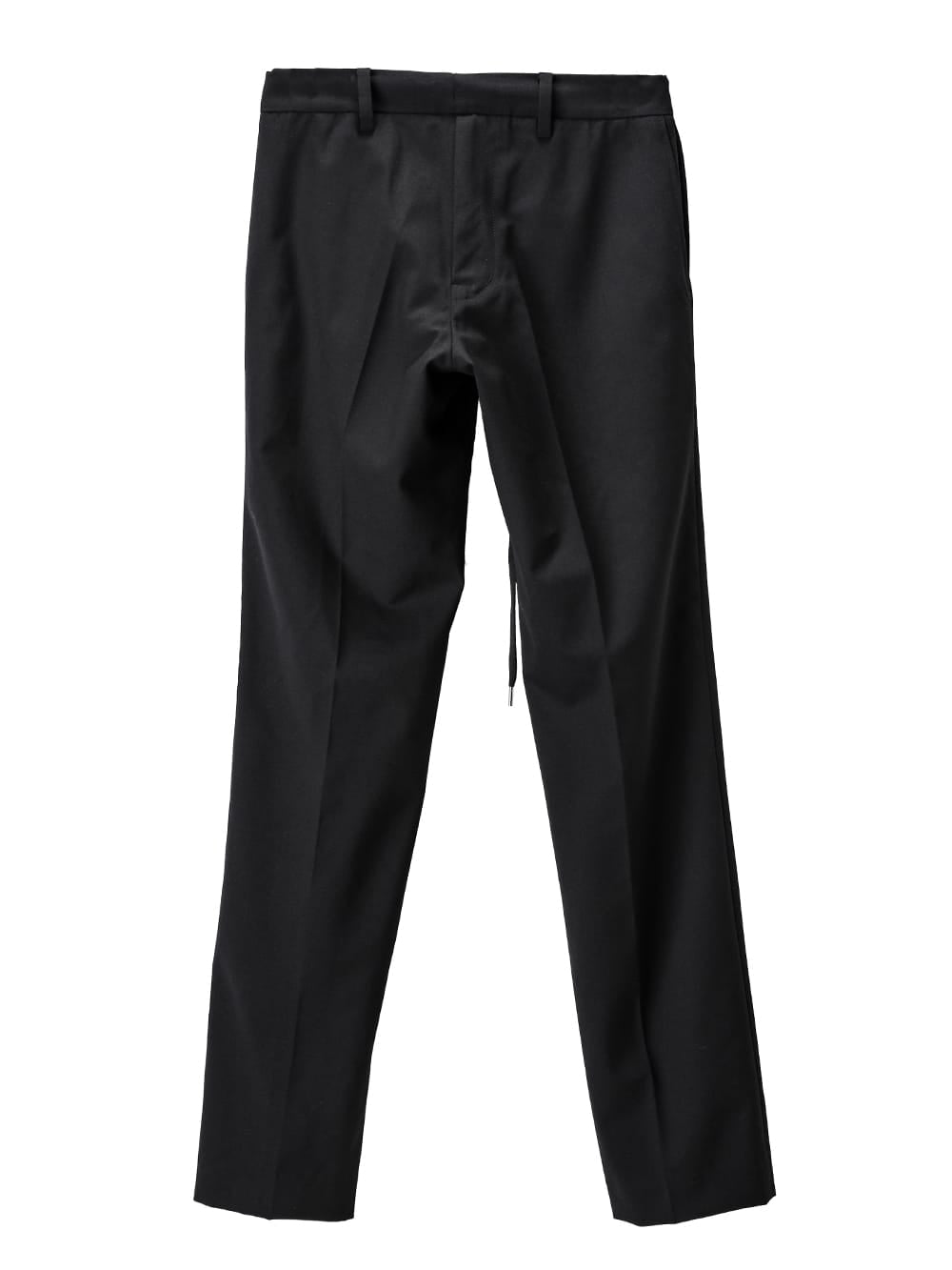 sp.0001bSS23_black new reverse hip hugger zipper pant.(solid ...