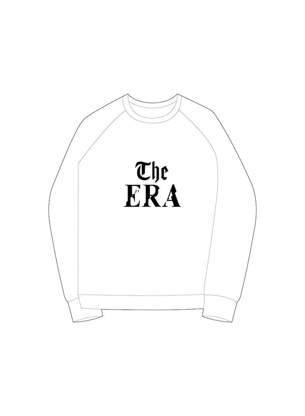 the era. (oversized crew neck sweatshirt)