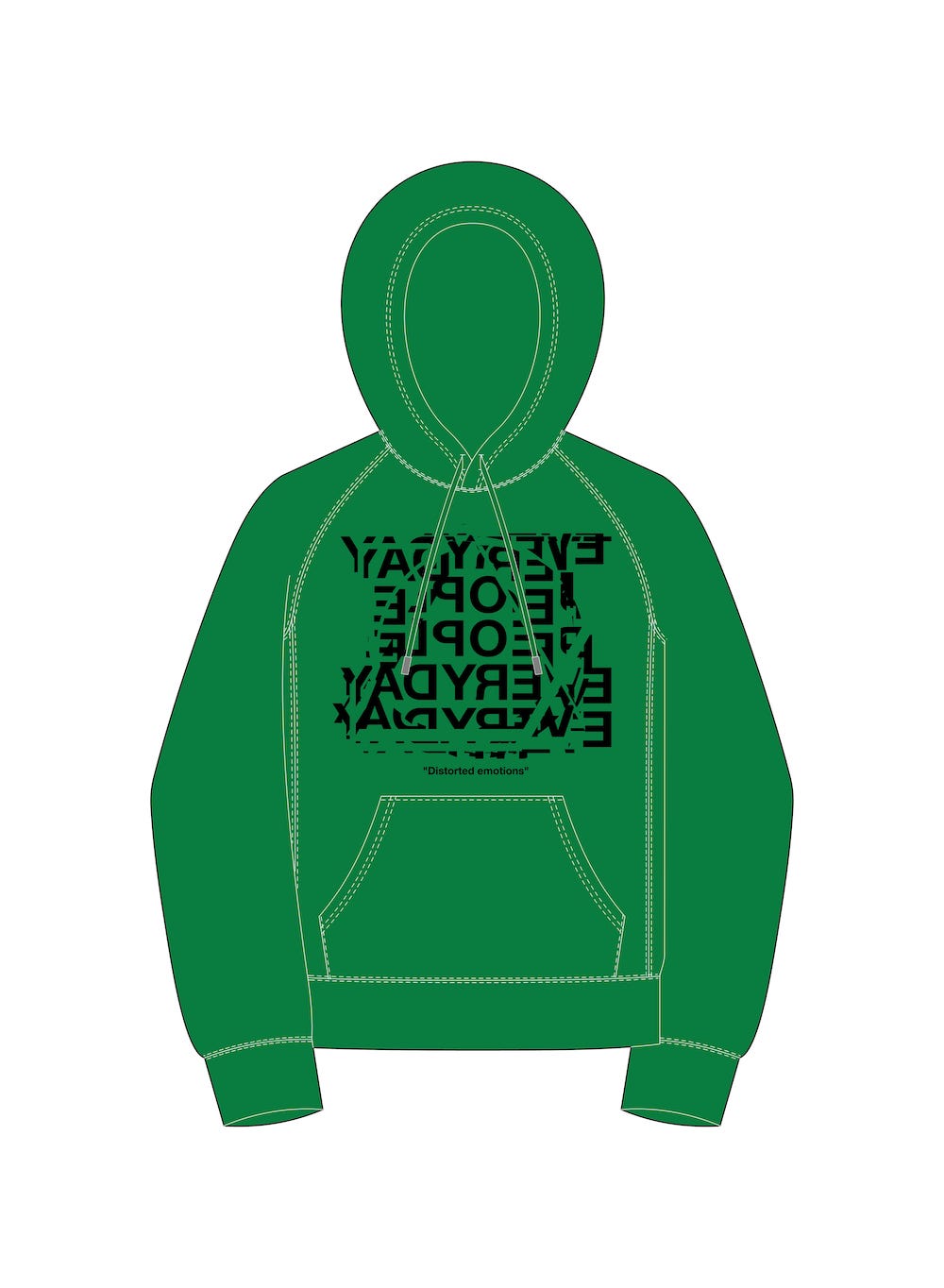 sc.0058AW22_green everyday people (オーバーサイズドフーディ 