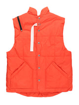 sj.0007AW22_orange Double-zip reverse puffy vest