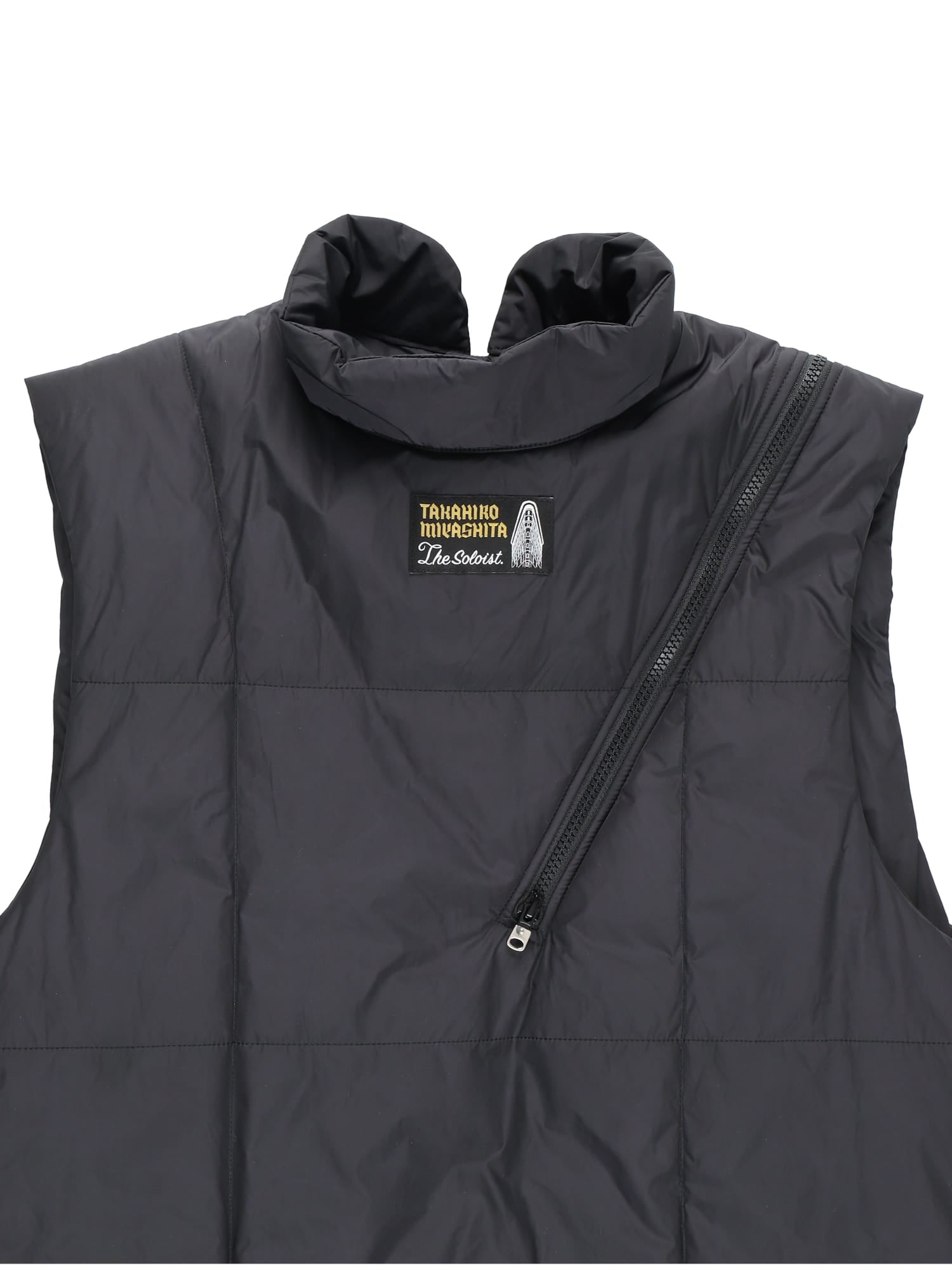 Double Zip Reverse Puffy Vest