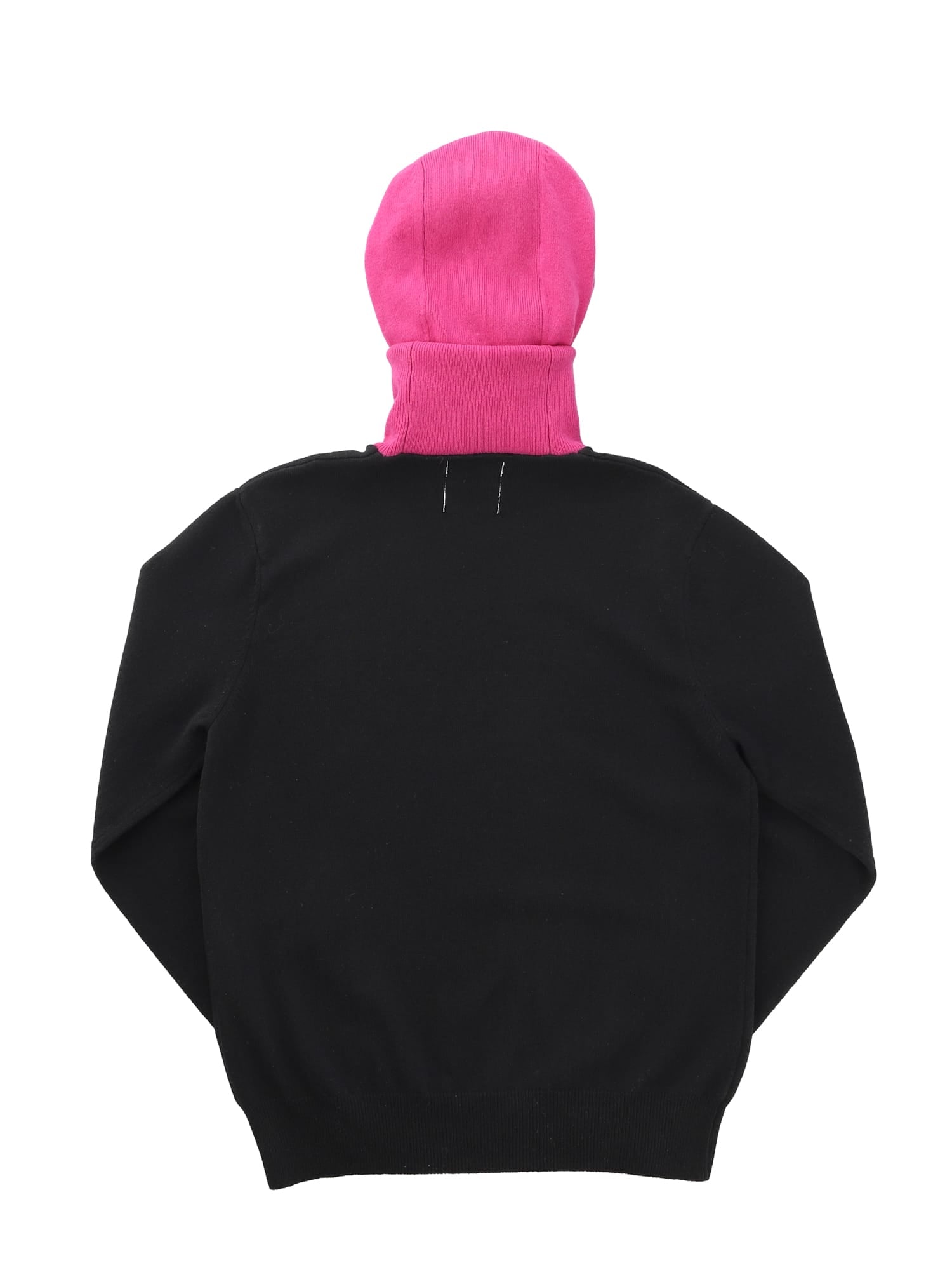 sk.0006AW22_blackxpink balaclava turtle neck sweater. TheSoloist