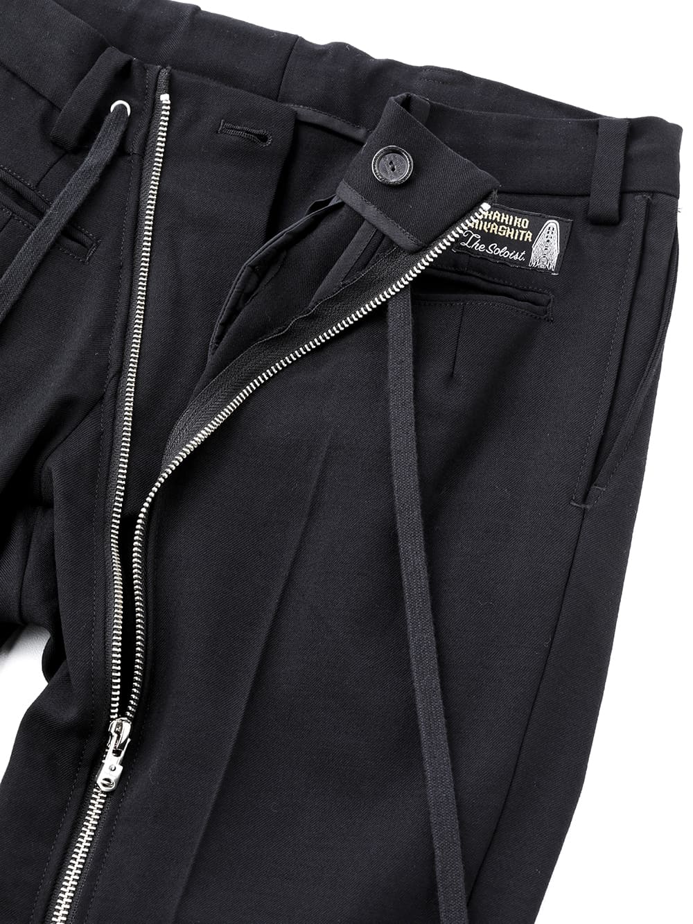 new reverse hip hugger zipper pant. 48-