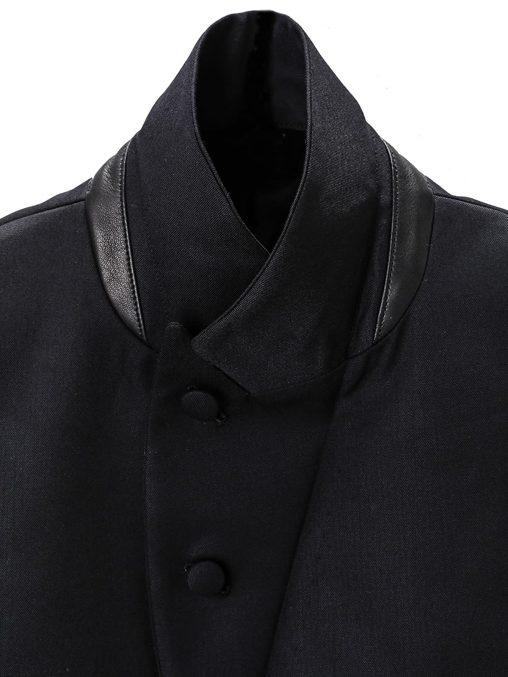 french peaked lapel attachment jacket.