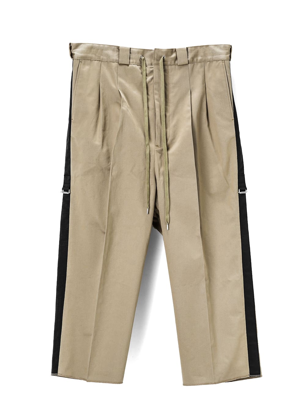 sp.0011SS23_khaki x black Side-tape adjustable length 2-tux