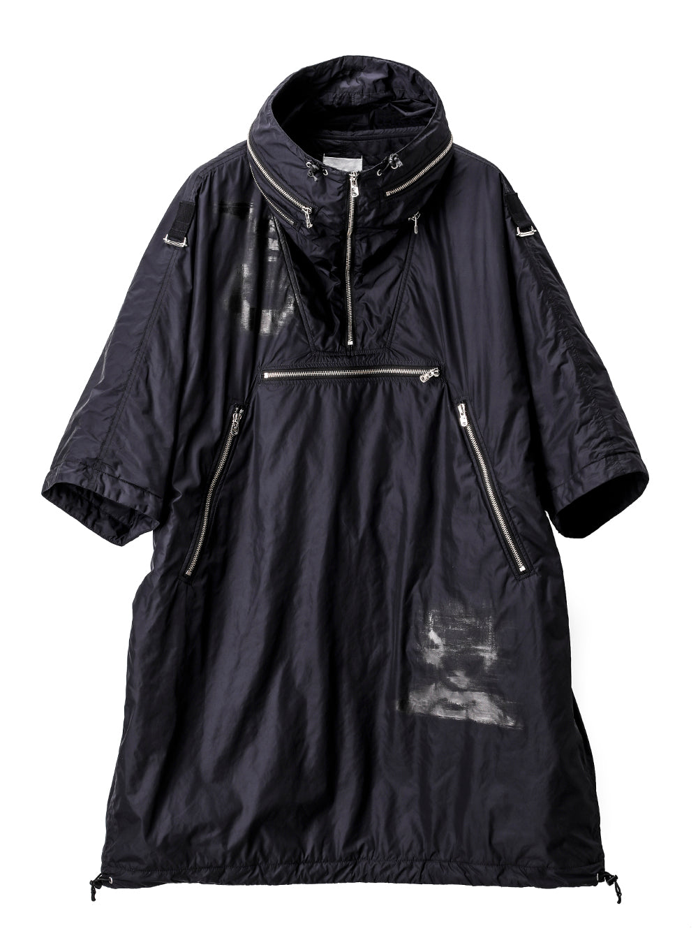 Accordion Hooded Anorak Jacket