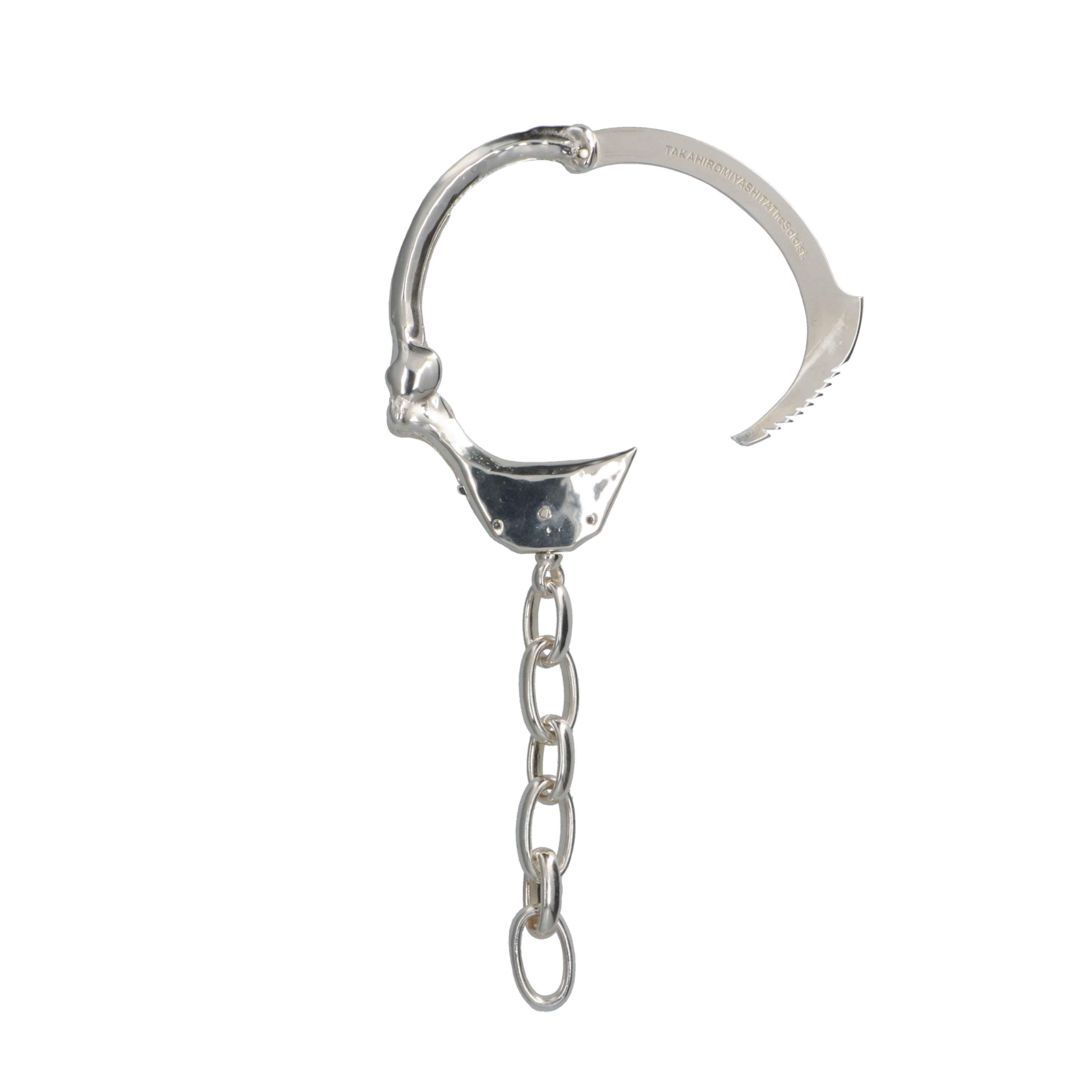 bone shaped handcuffs bracelet?-M- - sa.0014SS21-silver 
