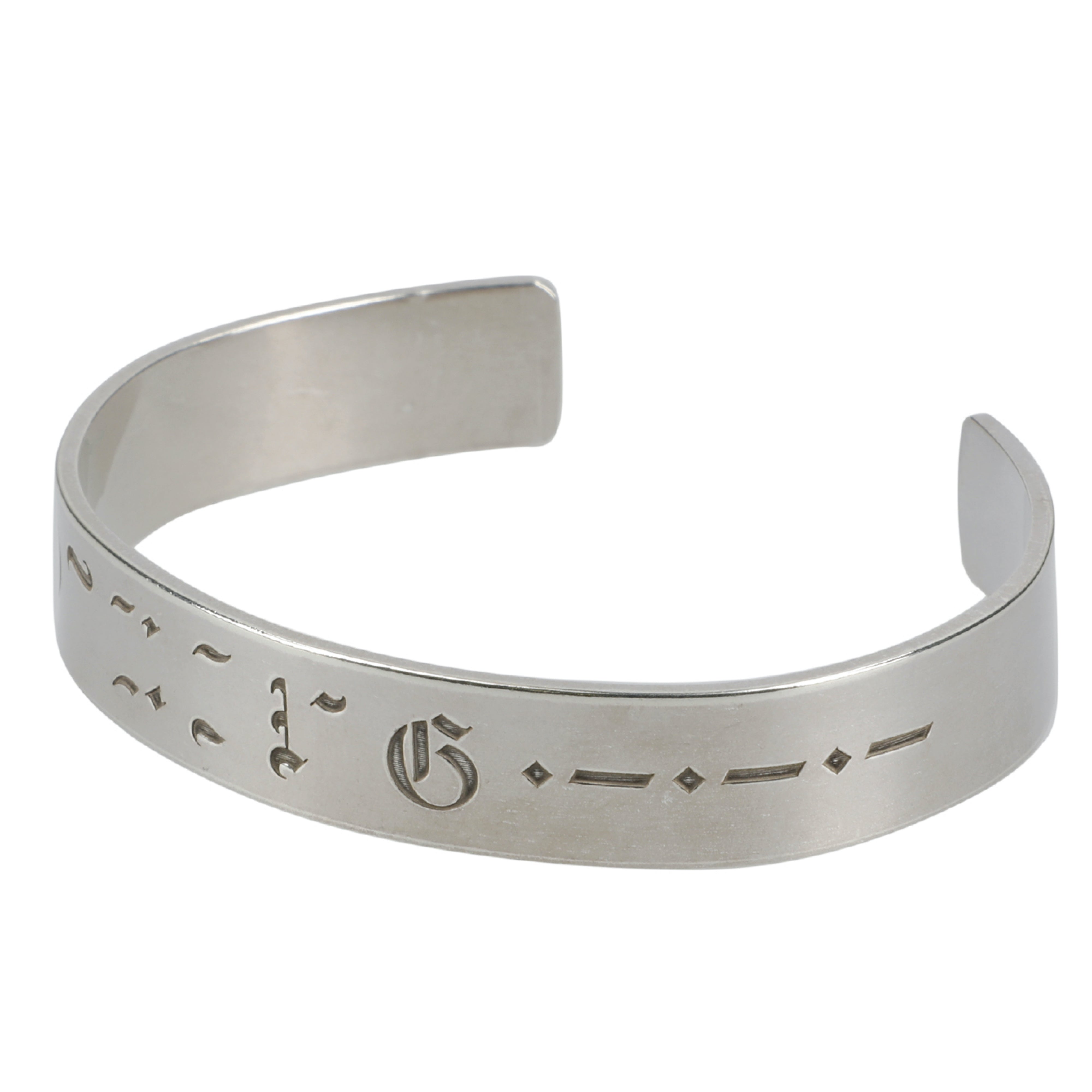 morse code cuff. (NOTHING.) (MEN'S SIZE)