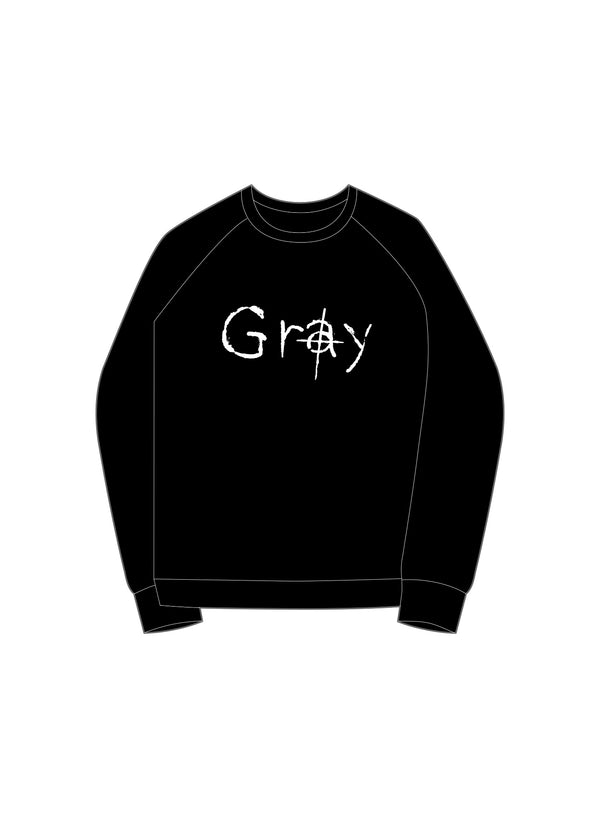 gray.(オーバーサイズドクルーネックスウェットシャツ)