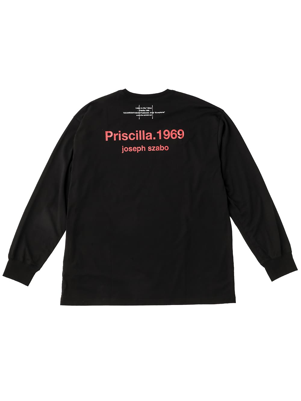 priscilla 1969 (オーバーサイズドロングスリーブポケットTシャツ)