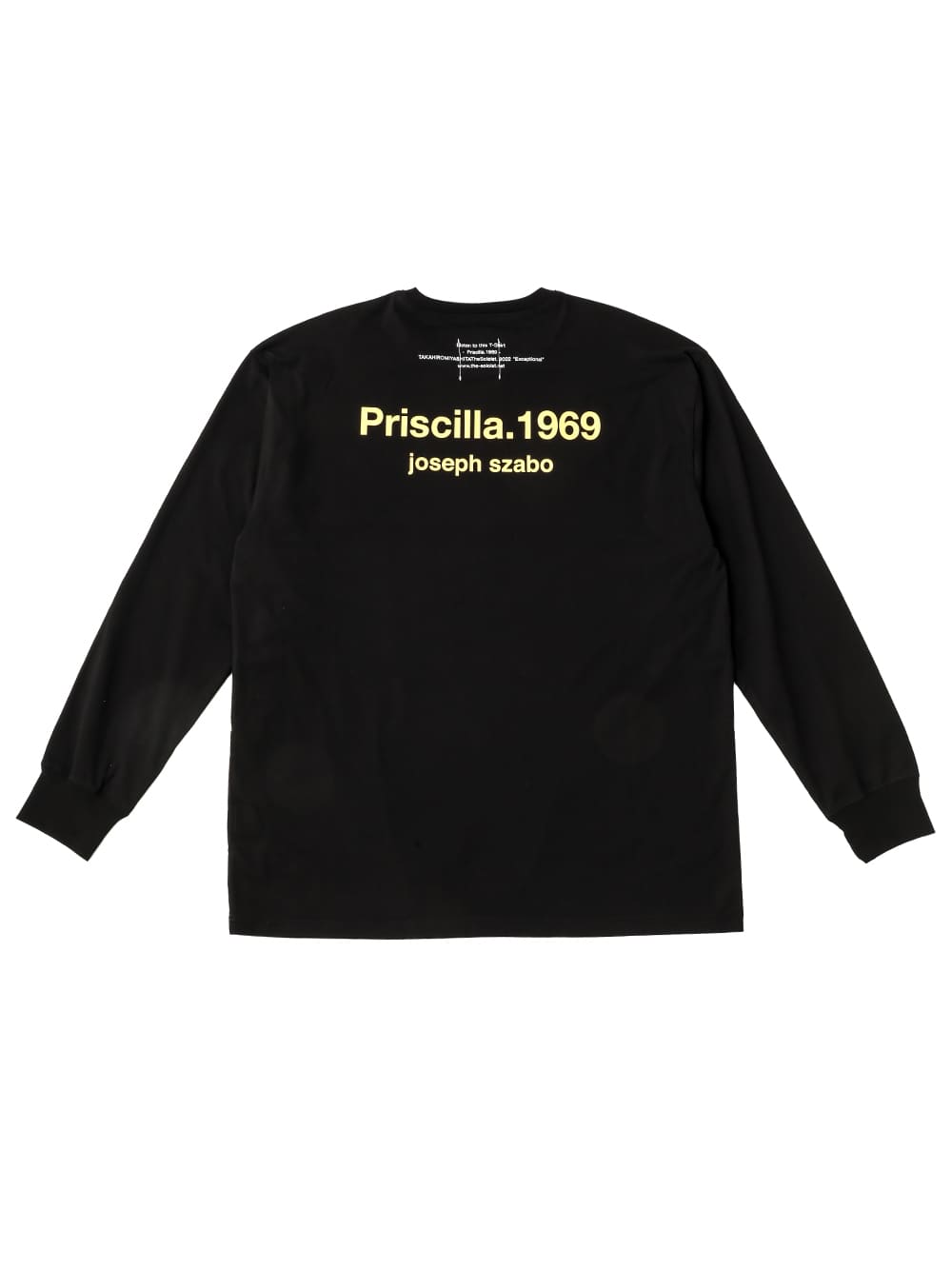 priscilla 1969 (オーバーサイズドロングスリーブポケットTシャツ)