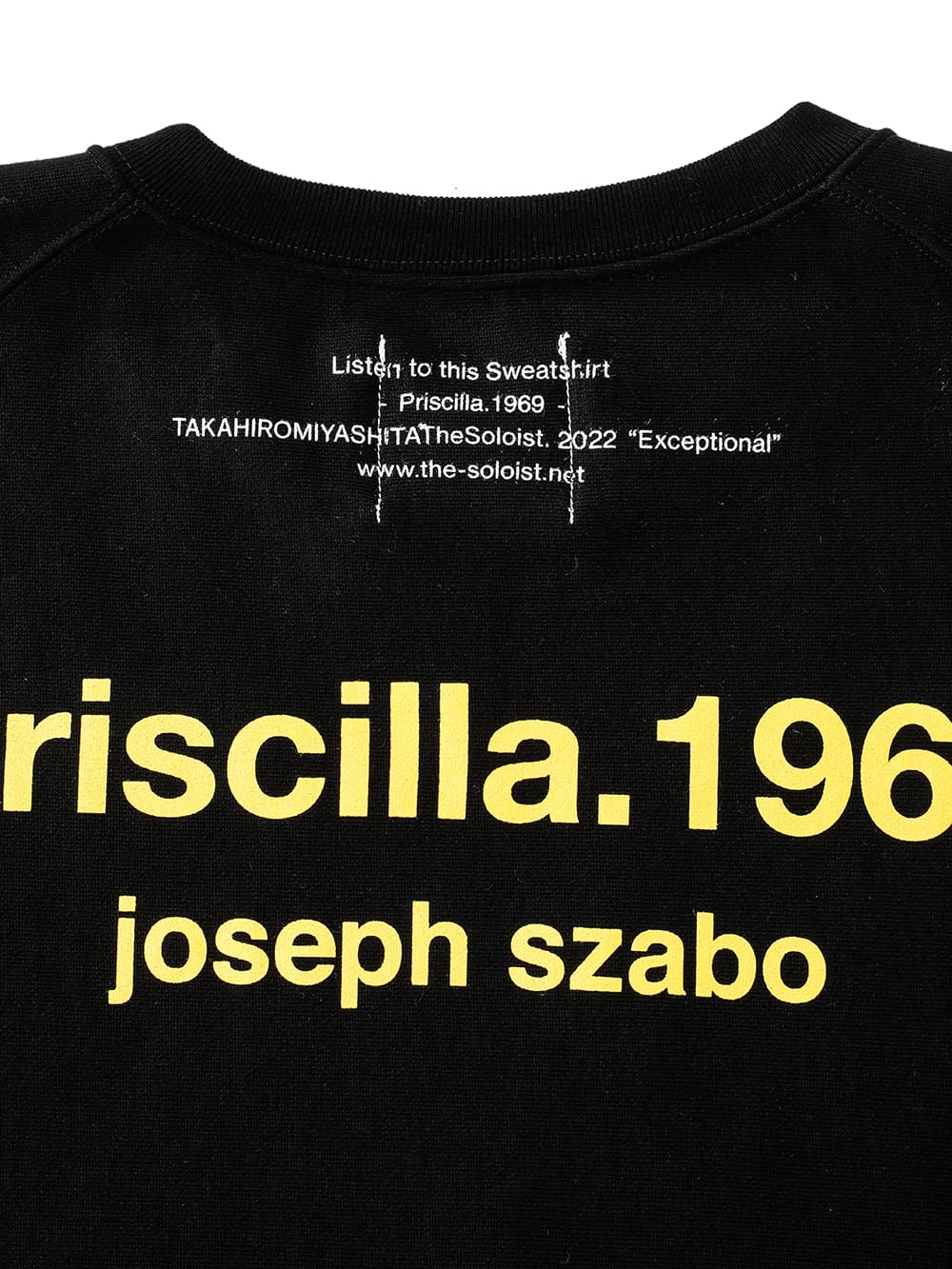 priscilla 1969 (オーバーサイズドクルーネックスウェットシャツ)