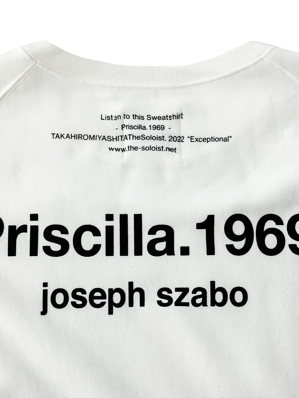 priscilla 1969. (oversized crew neck sweatshirt)