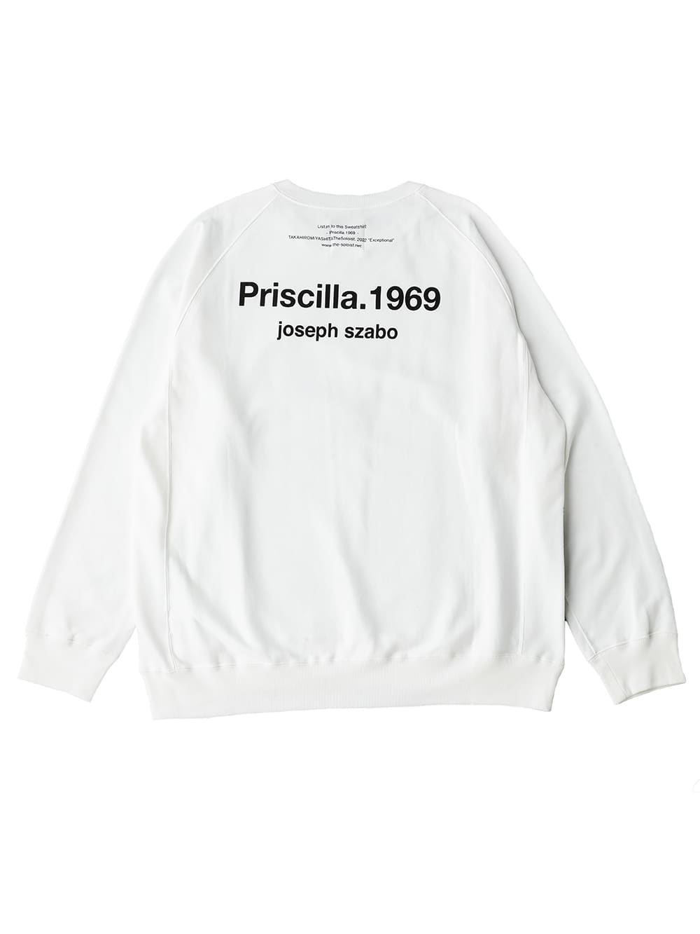 priscilla 1969. (oversized crew neck sweatshirt)