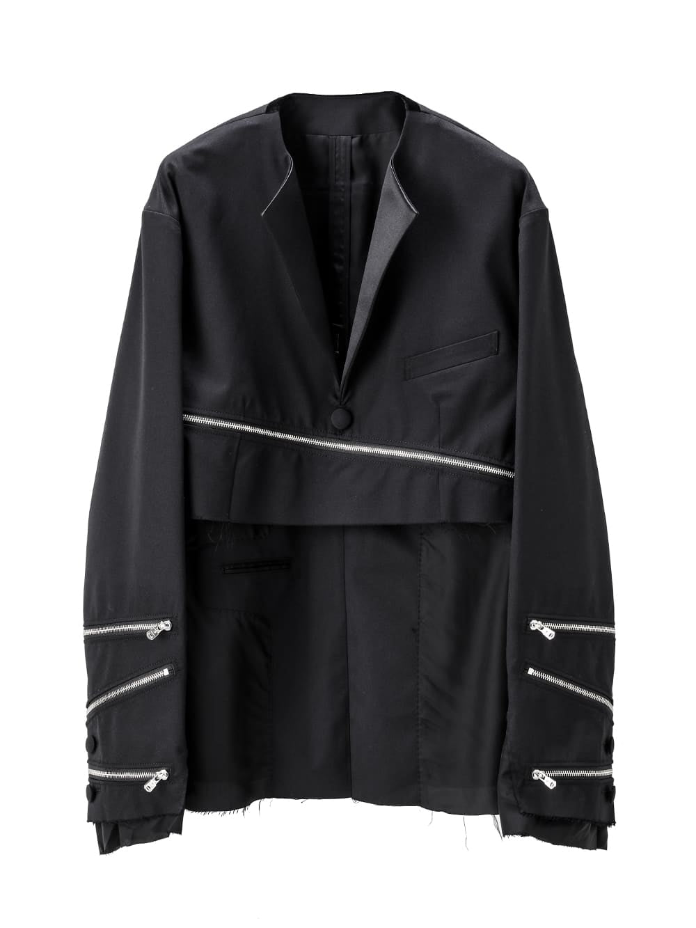 2024年新作入荷 ANK×LeSunsPareil ANI LAPEL JACKET BLACK ジャケット