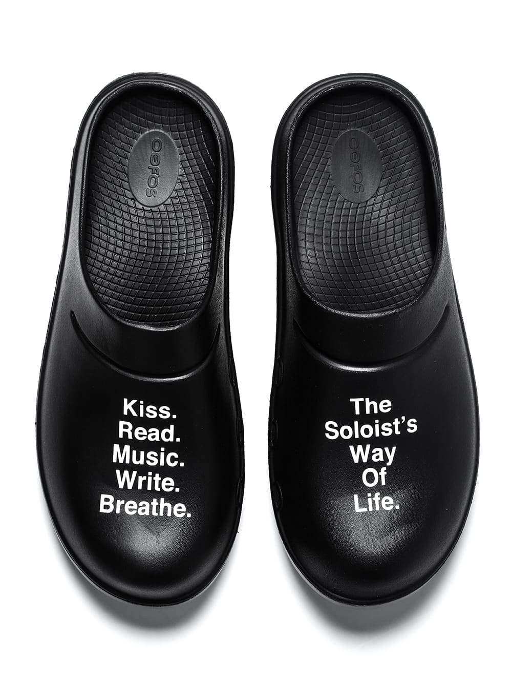 The soloist × OOFOS 19SS signature clogs