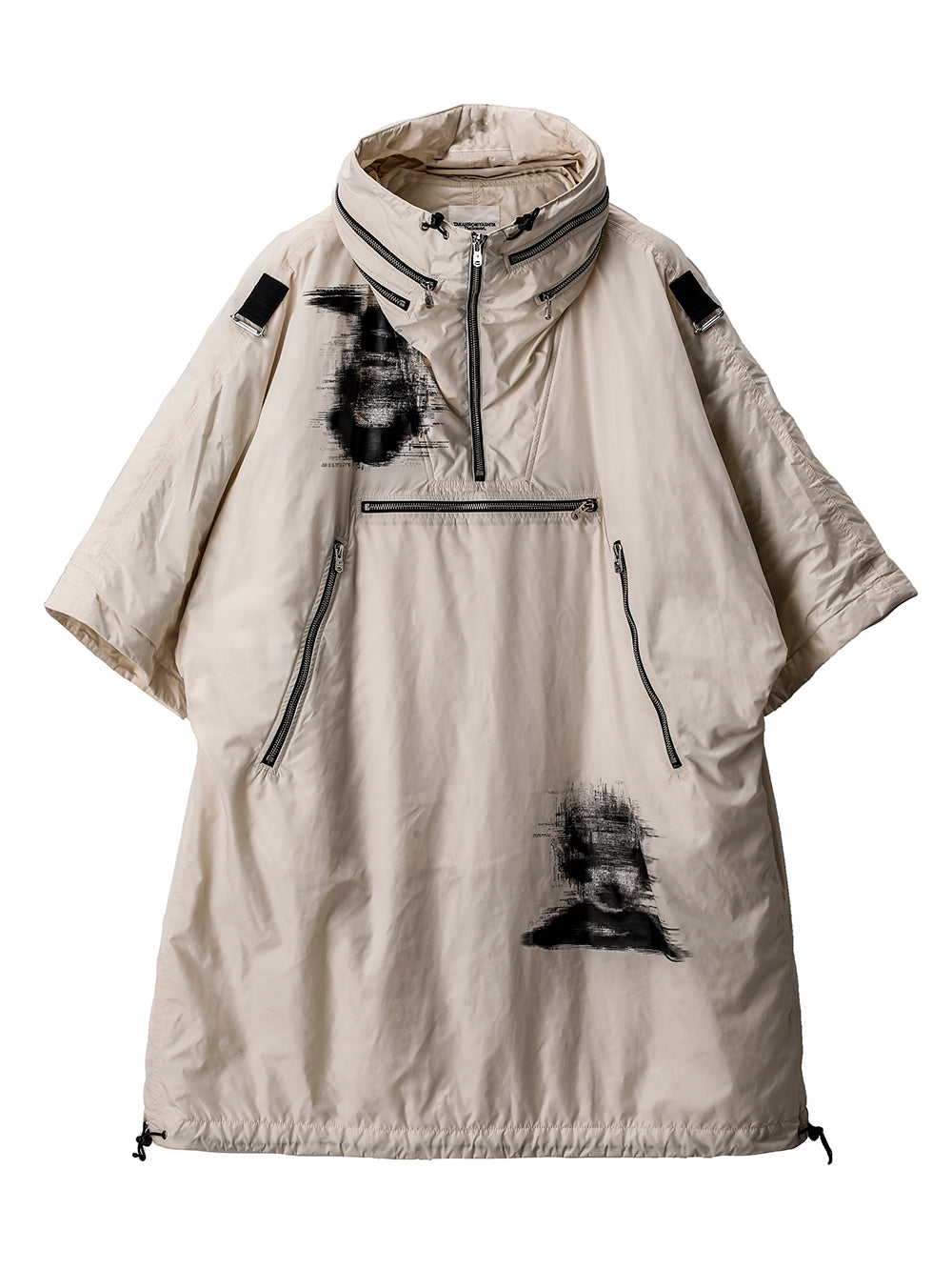 Accordion Hooded Anorak Jacket